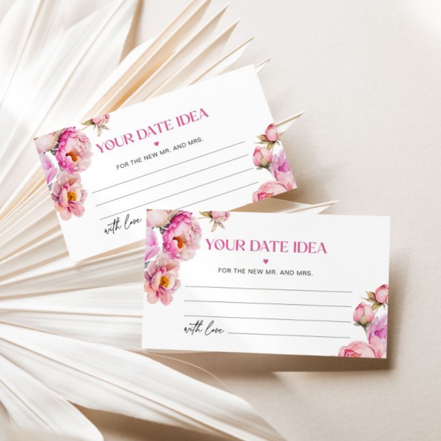 Carte D'accompagnement Pétales et prospect rose vif (Créateur téléchargé)