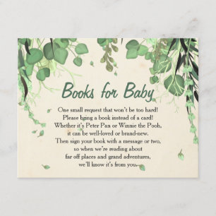 Carte D'accompagnement Peter Pan Neverland Livres pour Baby Insert