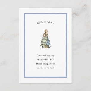 Carte D'accompagnement Peter Rabbit Blue Vintage Baby Book