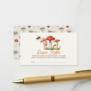 Carte D'accompagnement Petit Amusant Guy Champagne Bee Diaper Raffle Tick