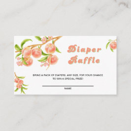 Carte D'accompagnement Petit Baby shower de chair doux Raffle