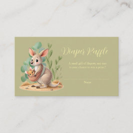 Carte D'accompagnement Petit Joey Baby shower Repas de  Billets