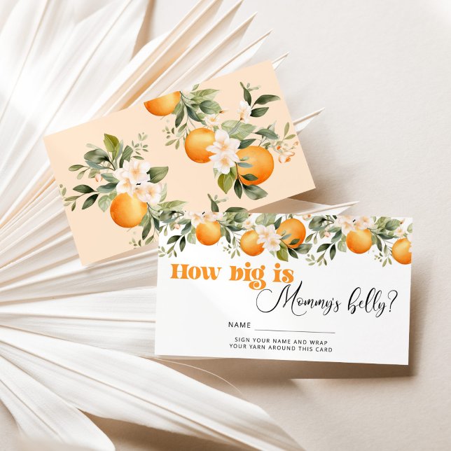 Carte D'accompagnement Petit mignonne comme le ventre de maman est gros (Créateur téléchargé)