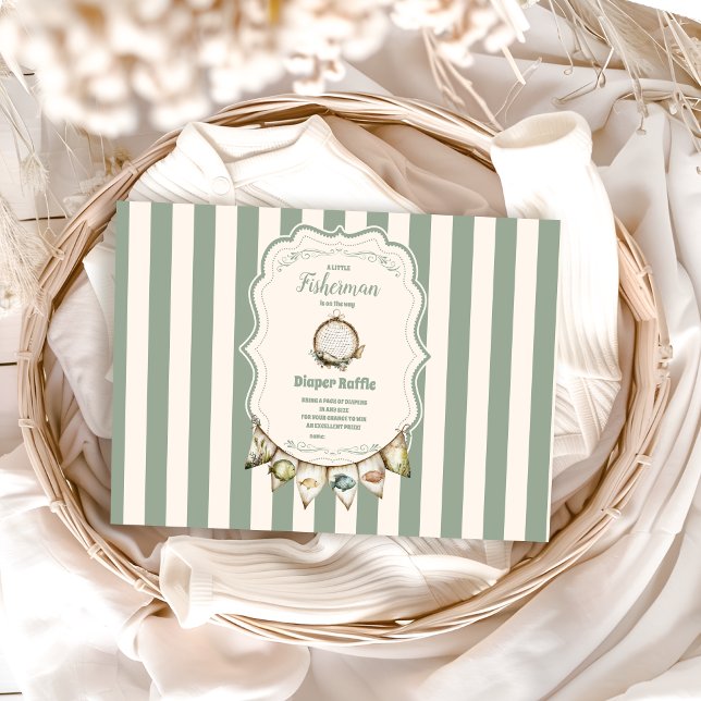 Carte D'accompagnement Petit Pêcheur de Boho Raffin de plongeur de pêche (Créateur téléchargé)