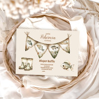 Petit Pêcheur Pêche Baby Showe Diapper Raffle