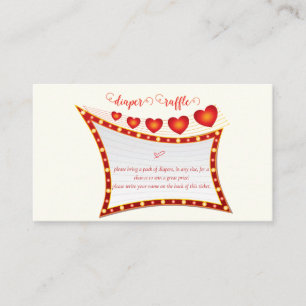 Carte D'accompagnement Petit Secret Saint-Valentin Baby Shower Tirage au