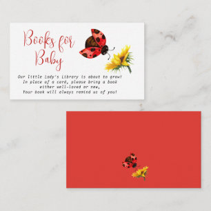 Carte D'accompagnement Petite coccinelle livres de soleil pour bébé Enclo