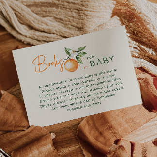 Carte D'accompagnement Petite Cutie Baby shower Livres Pour Bébé