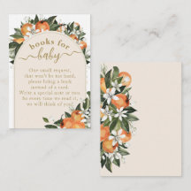 Petite cutie Orange grenery livre de Baby shower