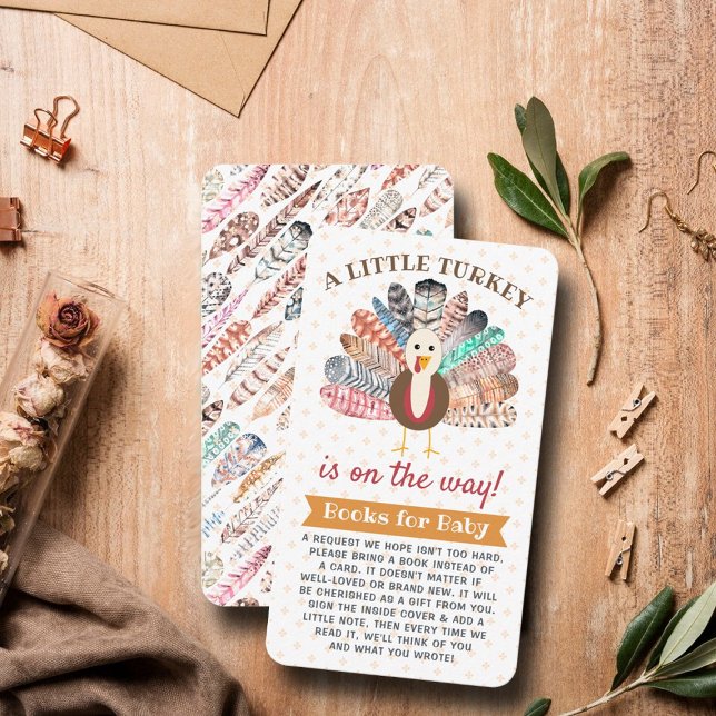 Carte D'accompagnement Petite Turquie En Route ! Baby shower de Thanksgiv (Créateur téléchargé)