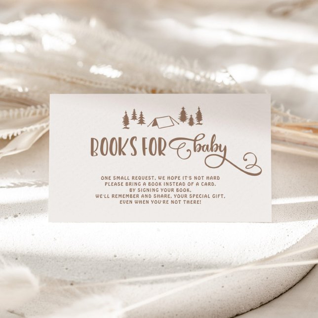 Carte D'accompagnement Petits camper Bear Books pour billet bébé (Créateur téléchargé)