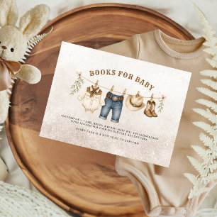 Carte D'accompagnement Petits vêtements de cow-boy pour bébé Livres à la 
