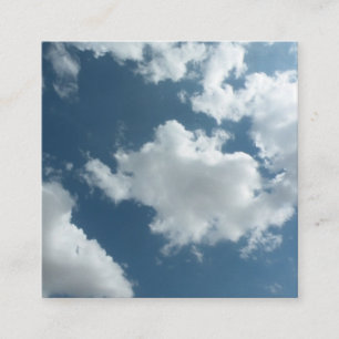 Carte D'accompagnement Photographie abstraite de ciel nuageux