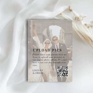 Carte D'accompagnement Pics arrivent ! Photo de mariage tendance gras