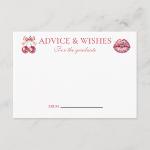 Carte D'accompagnement Pink Bow Disco Ball Party