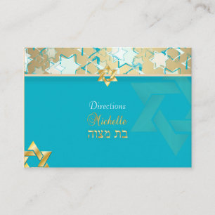 Carte D'accompagnement PixDezines mitzvah directions cartes/étoiles grung