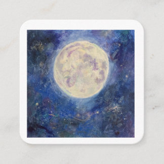 Carte D'accompagnement Pleine Lune Nuit Céleste Maureen Girard Univers