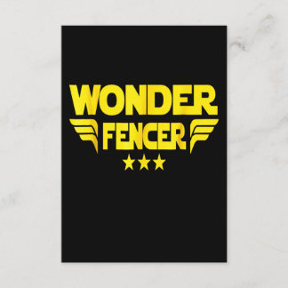 Carte D'accompagnement Poison de Fencing | I Always Win All Match