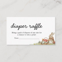 Pomme tombée de nos yeux Baby shower Déchets Raffl