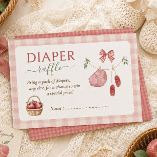 Carte D'accompagnement Pommette de nos yeux tombée Cadeau de bébé en cou