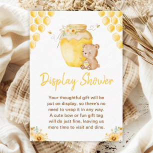 Carte D'accompagnement Présentation de Nounours pour Baby Shower