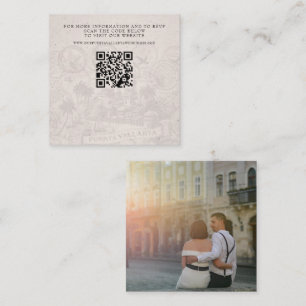 Carte D'accompagnement Puerta Vallarta Mariage du passeport QR