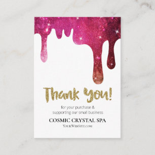 Carte D'accompagnement *~* QR - COSMIC DRIP MERCI LOGO AP8 Review