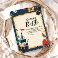 Raffin de diappeur de Baby shower de pirate nautiq