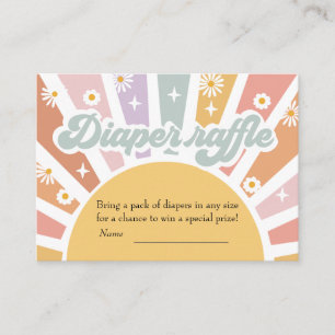 Carte D'accompagnement Raffle de couches super