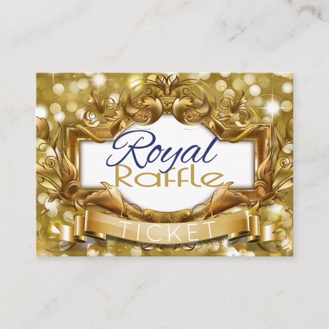Carte D'accompagnement Raffle du Prince Royal Africain Baby shower (Devant)