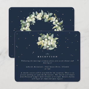 Carte D'accompagnement Réception Bouquet de la baie des neiges de la Mari