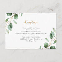 Réception de mariage élégante avec verdure eucalyp