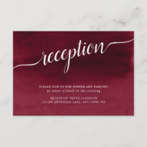 Réception de mariage en aquarelle de Bourgogne