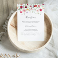 Réception De Mariage Fleur sauvage Multicolore Sim