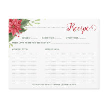 Recette de la douche de mariée hivernale Poinsetti