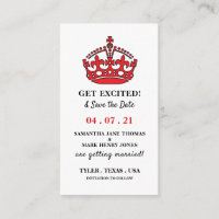 Red Royal Crown, Obtenez excité et Enregistrer la 