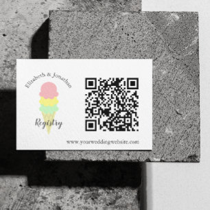 Carte D'accompagnement Registre de Fête des mariées de glace récupérée