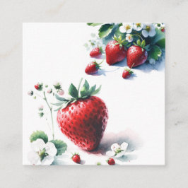 Carte D'accompagnement Registre des fraises