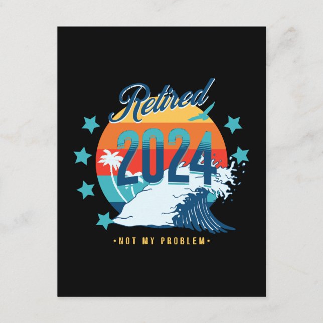 Carte D'accompagnement Retraite officielle 2024 (Devant)