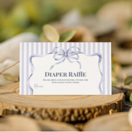 Carte D'accompagnement Retro Blue Bow Cafe Bebe Boy Coffee Baby Shower