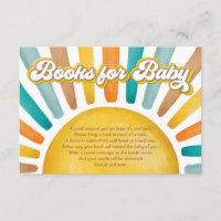 Retro Boho Sunshine Books for Baby Boy