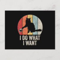 Rétro Je Fais Ce Que Je Veux Chat Chemise Amoureux