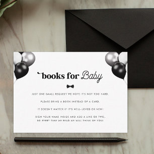 Carte D'accompagnement Retro Little Gentleman Books for Baby shower