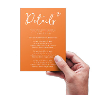 Carte D'accompagnement Rien de fantaisie Just Love Simple QR Code Retro l