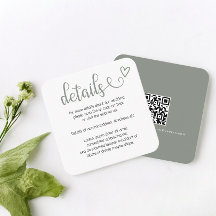 Rien de fantaisie, juste un simple QR code d'amour
