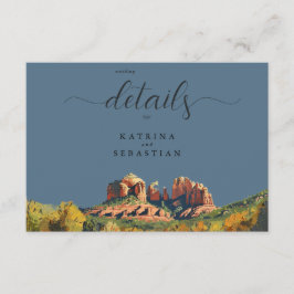 Carte D'accompagnement Rocher de la cathédrale de Sedona Red Rock