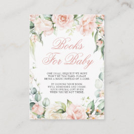 Carte D'accompagnement Roses Roses Roses Roses Roses Eucalyptus Livres Po
