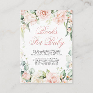 Carte D'accompagnement Roses Roses Roses Roses Roses Eucalyptus Livres Po