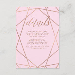 Carte D'accompagnement Rougissent le rose et les petits groupes roses