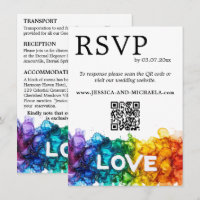 🌈 RSVP+Détails LGBTQ Peint Avec Amour